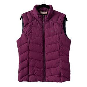 Mountain Hardware Zip Up Down Filled Outdoor Winter Casual Puffer Vest Purple 8